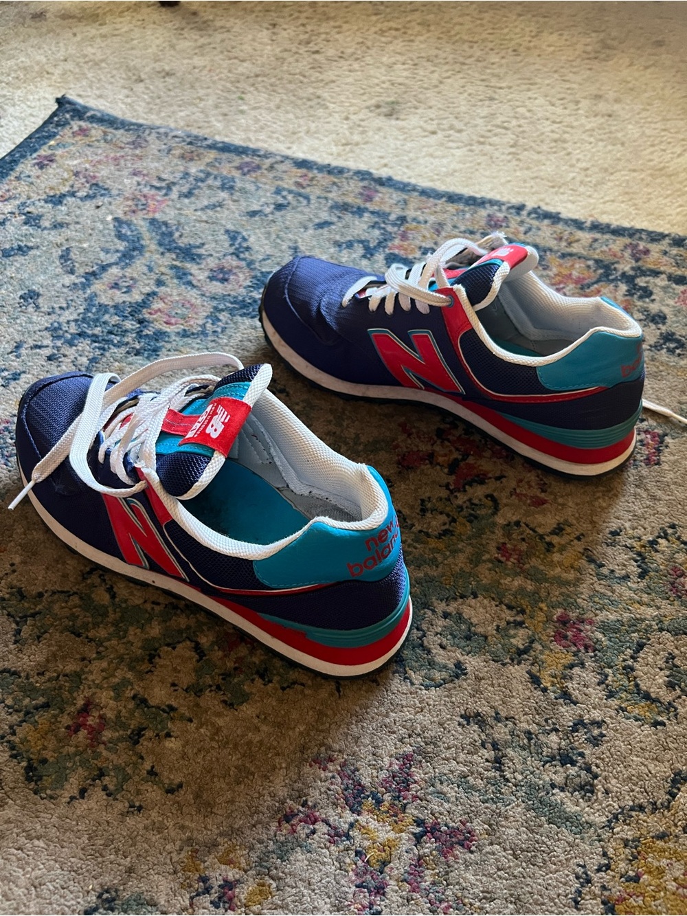 New Balance Passport Pack Blue & Red Casual Sneakers